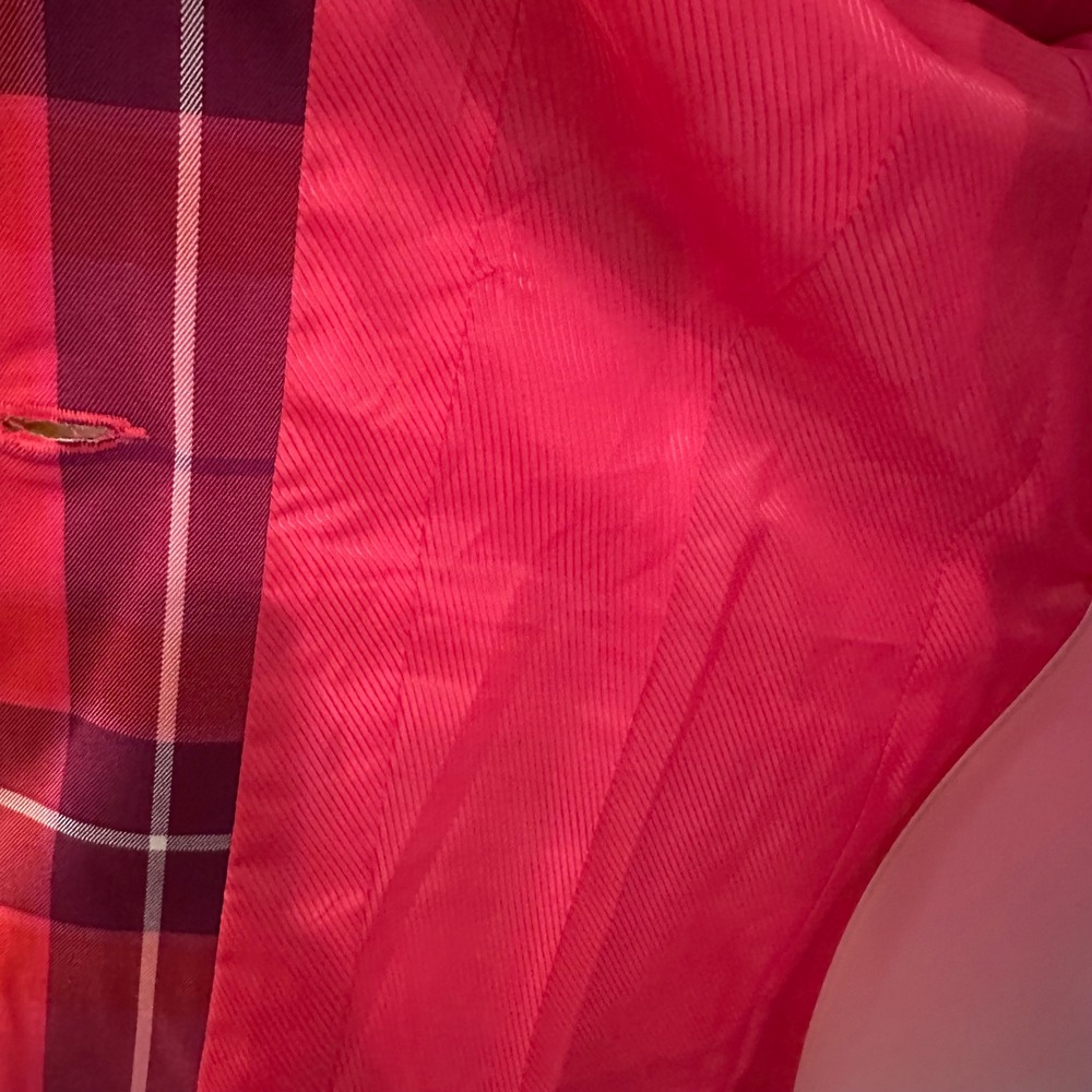 NWT Trina Turk Planet Blazer Sz 6 Plaid Career Business Party Statement Jacket - Picture 11 of 12